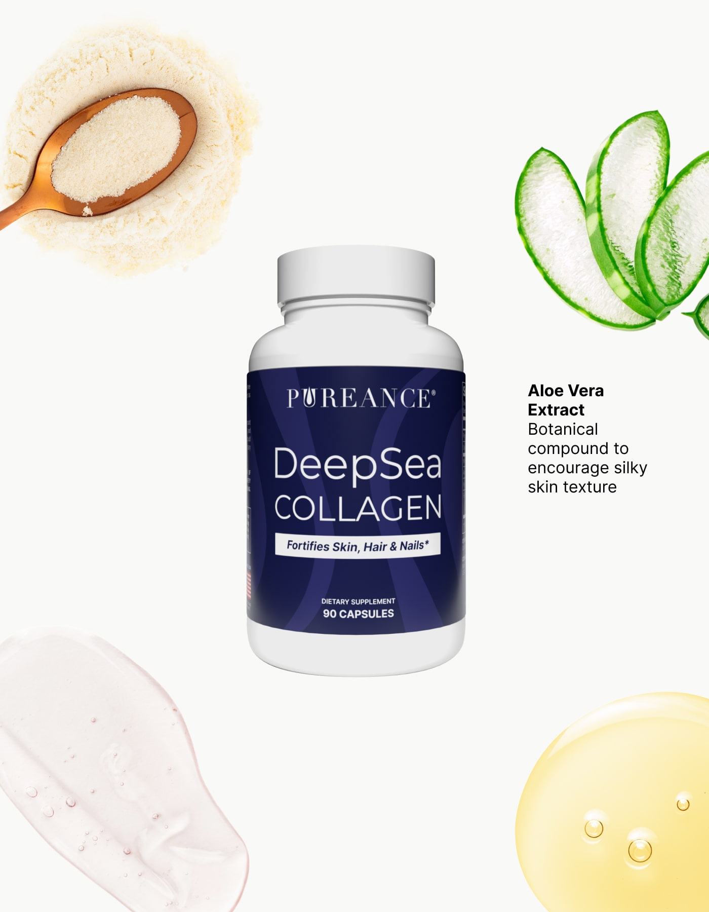 DeepSea Collagen with 4 key ingredients