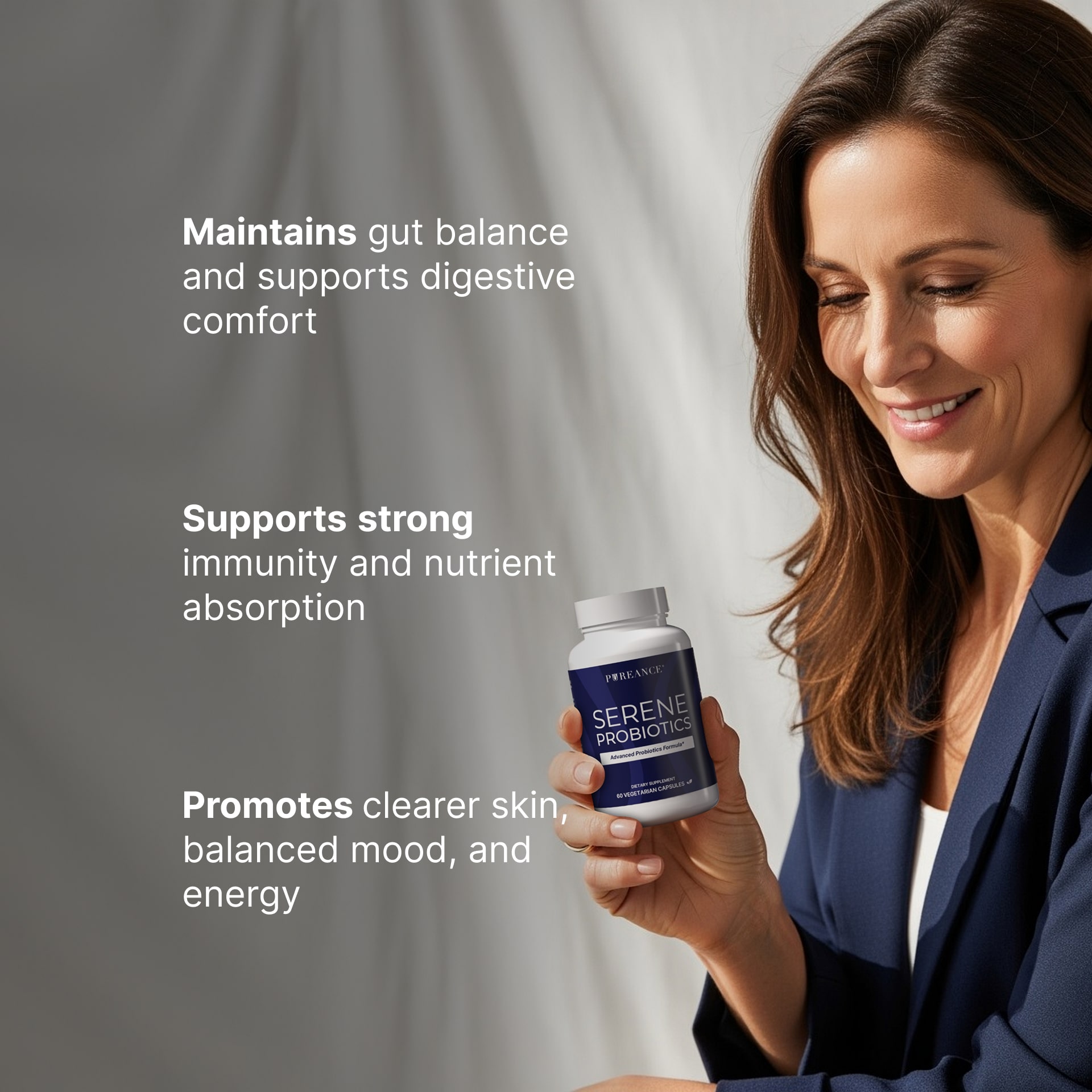 Gut-nourishing probiotic formula for balance and wellness